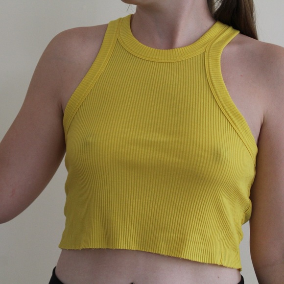 Wsly Rivington Ribbed Cropped Tank - Picture 1 of 4